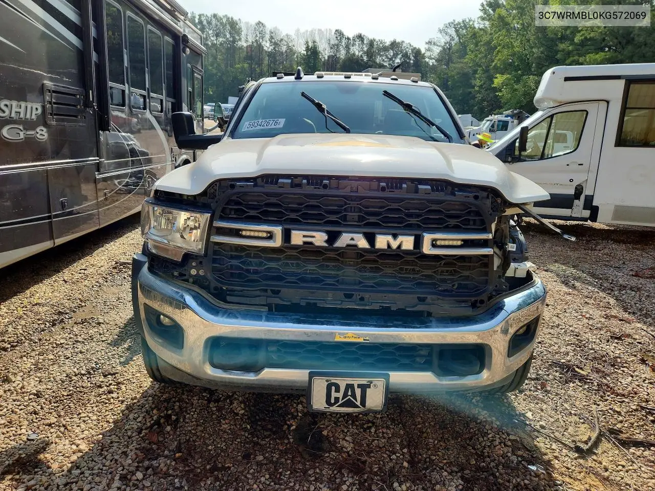 2019 Ram 5500 VIN: 3C7WRMBL0KG572069 Lot: 59342676