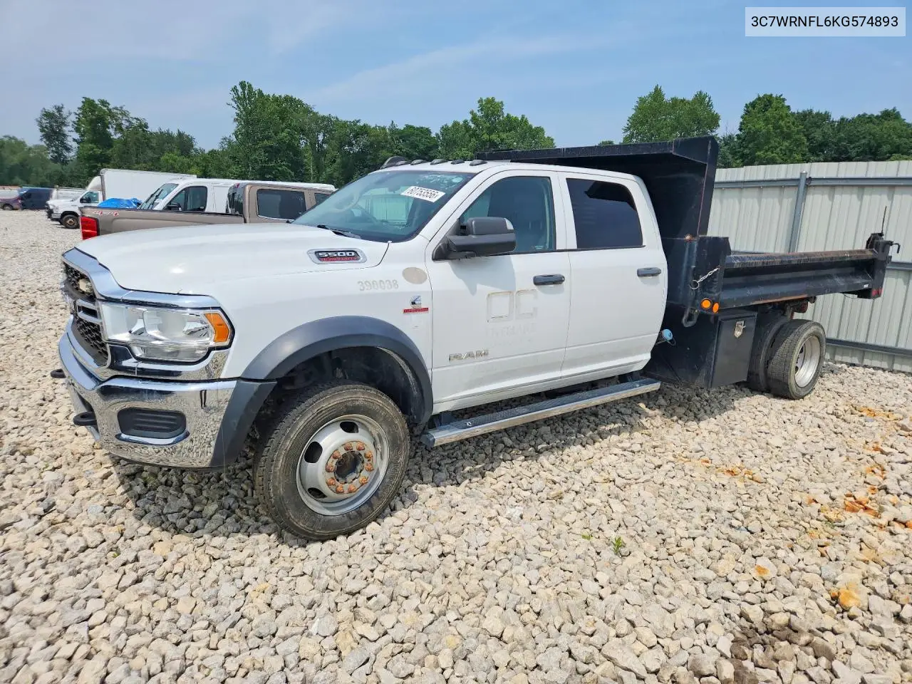 2019 Ram 5500 VIN: 3C7WRNFL6KG574893 Lot: 60753556