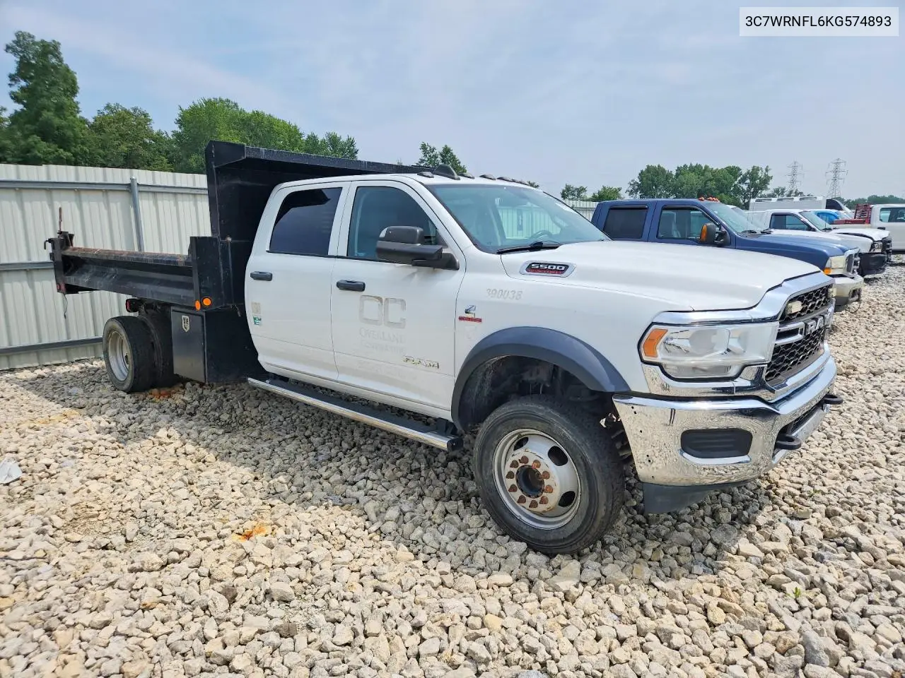 2019 Ram 5500 VIN: 3C7WRNFL6KG574893 Lot: 60753556