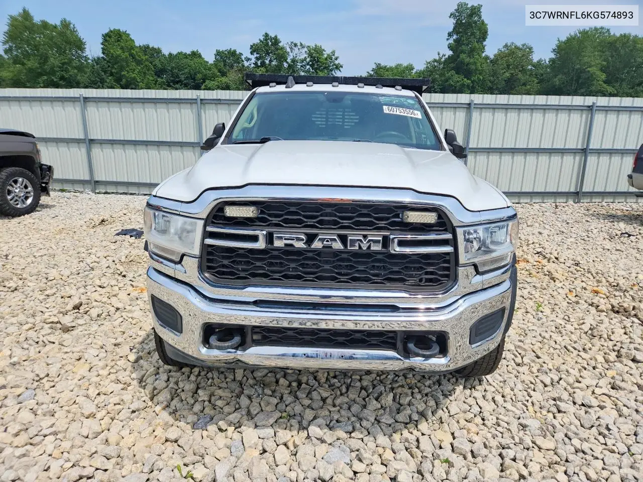 2019 Ram 5500 VIN: 3C7WRNFL6KG574893 Lot: 60753556