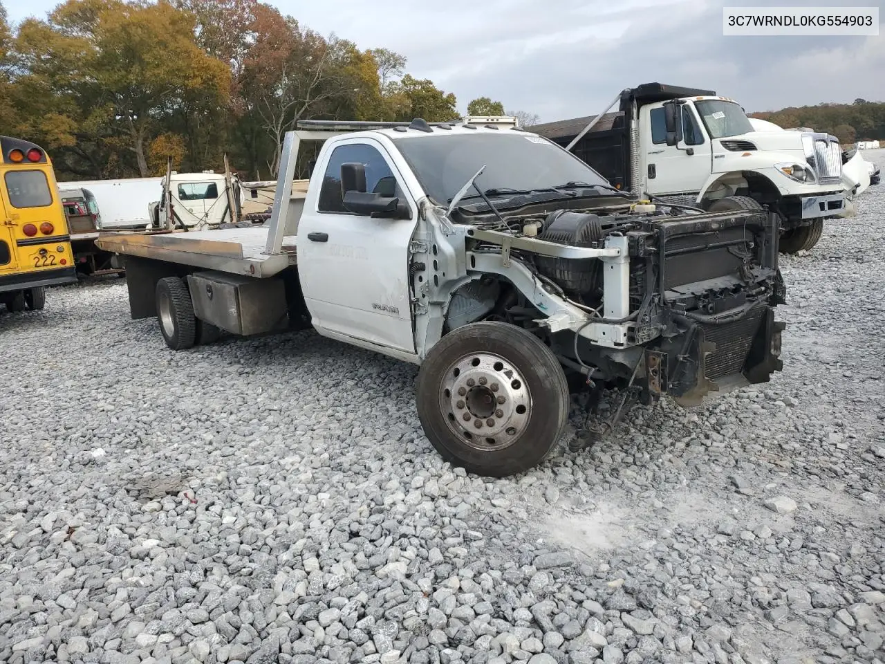 2019 Ram 5500 Rollback Truck VIN: 3C7WRNDL0KG554903 Lot: 92508005