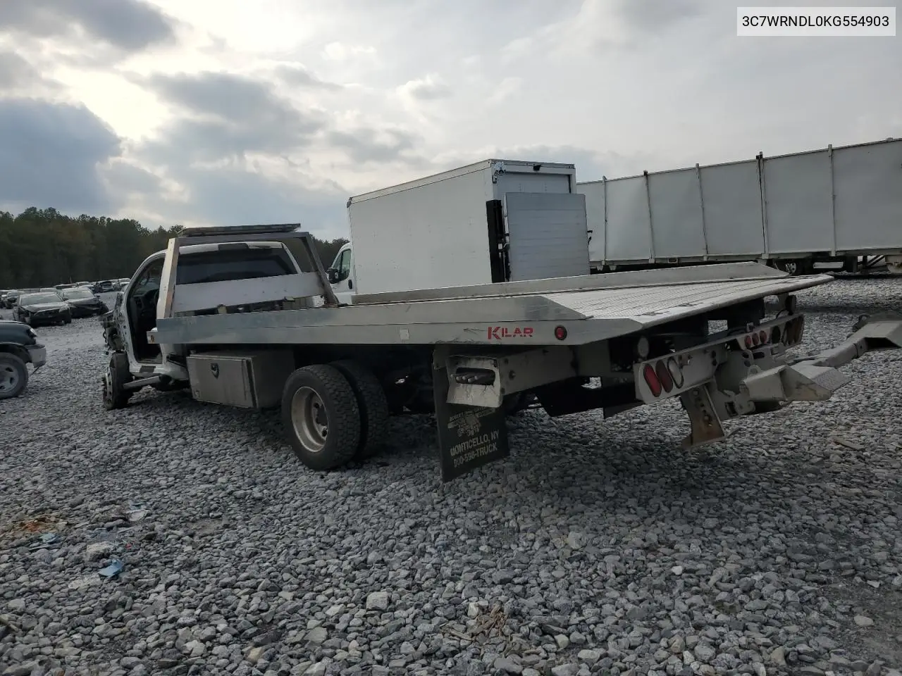 2019 Ram 5500 Rollback Truck VIN: 3C7WRNDL0KG554903 Lot: 92508005