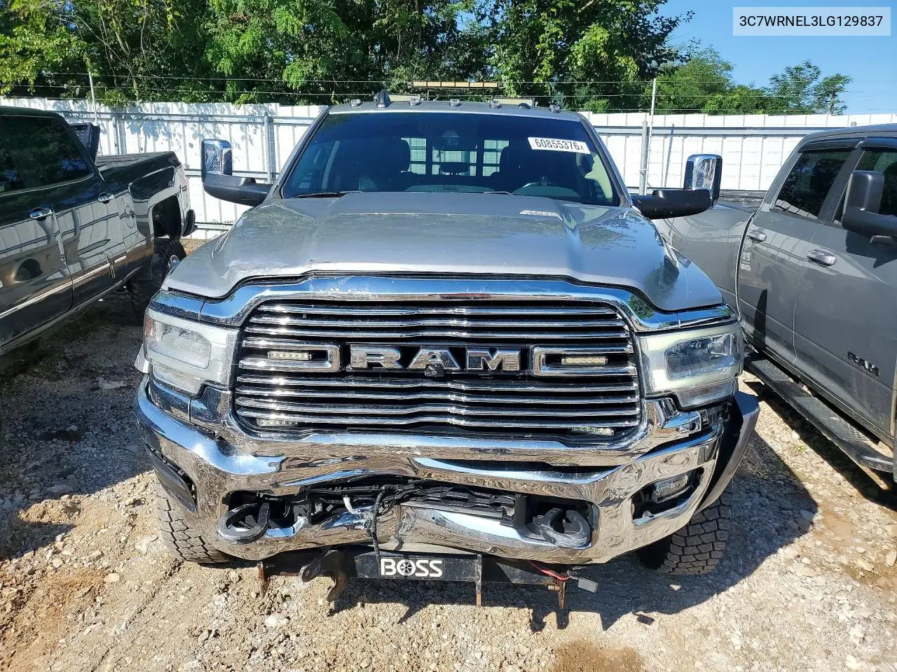 2020 Ram 5500 VIN: 3C7WRNEL3LG129837 Lot: 60855376