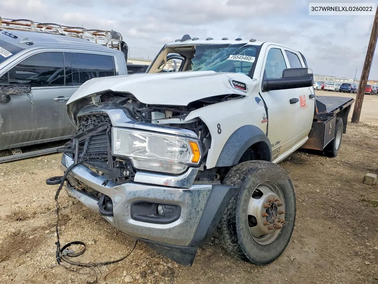 2020 Ram 5500 Flatbed Truck VIN: 3C7WRNELXLG260022 Lot: 76545465