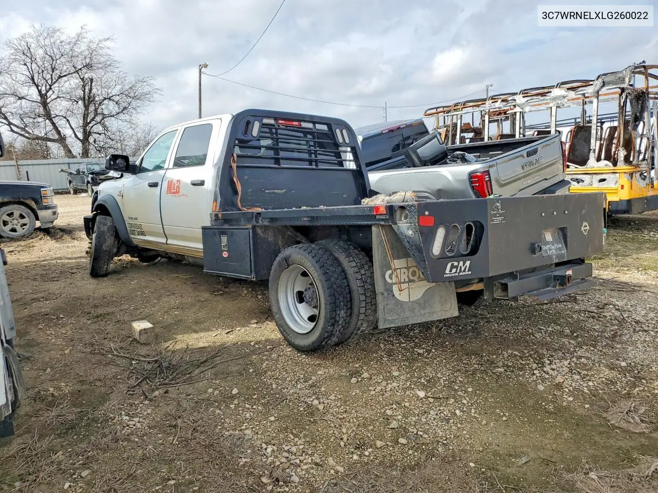 2020 Ram 5500 Flatbed Truck VIN: 3C7WRNELXLG260022 Lot: 76545465