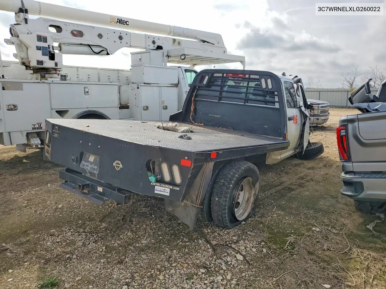 2020 Ram 5500 Flatbed Truck VIN: 3C7WRNELXLG260022 Lot: 76545465