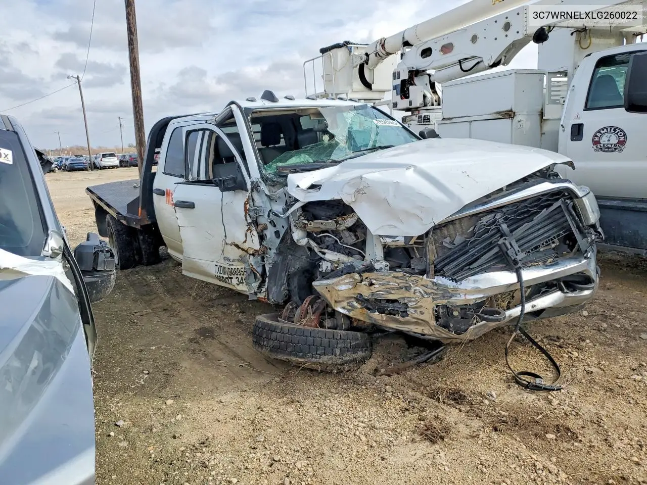 2020 Ram 5500 Flatbed Truck VIN: 3C7WRNELXLG260022 Lot: 76545465