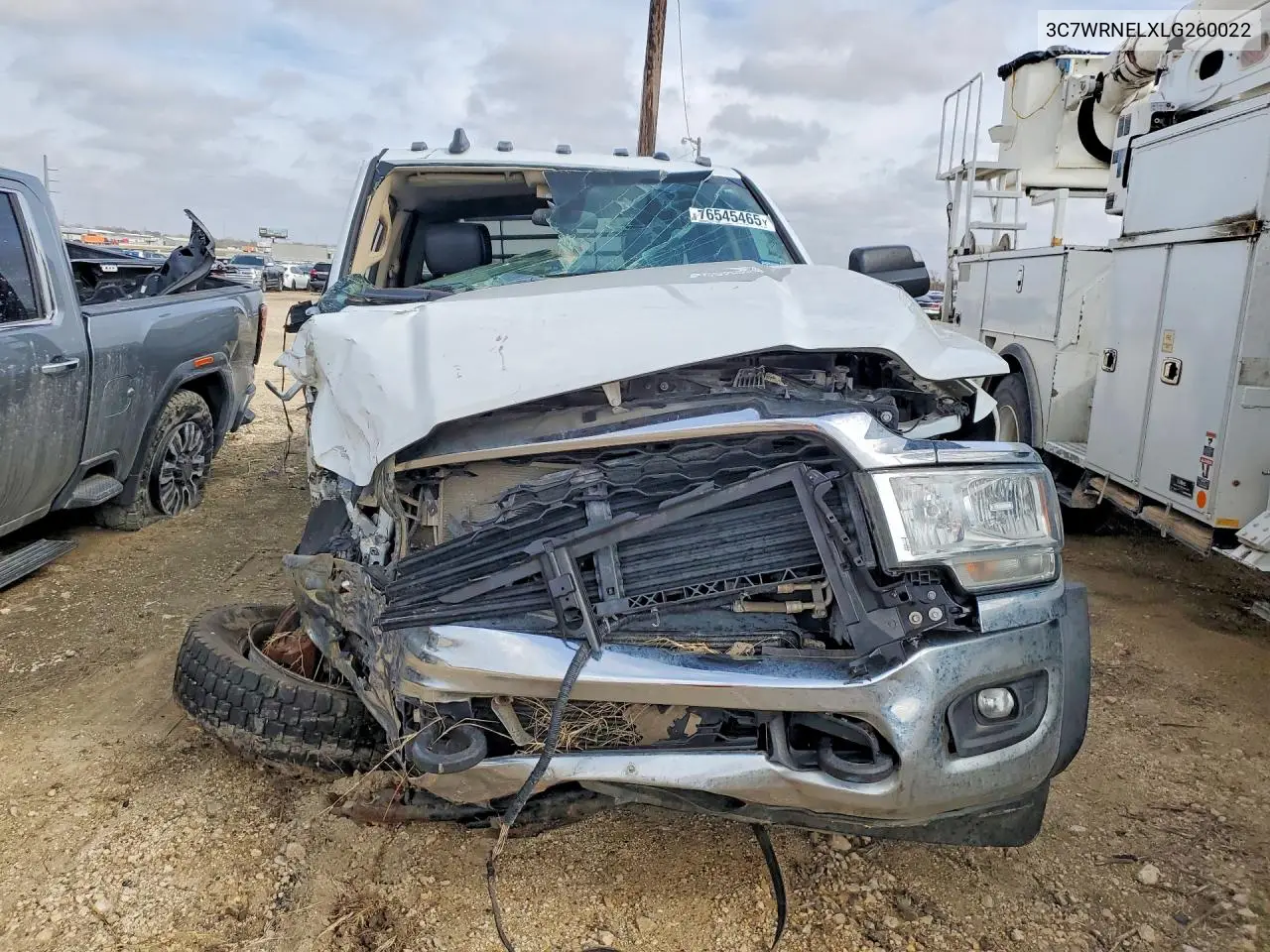 2020 Ram 5500 Flatbed Truck VIN: 3C7WRNELXLG260022 Lot: 76545465
