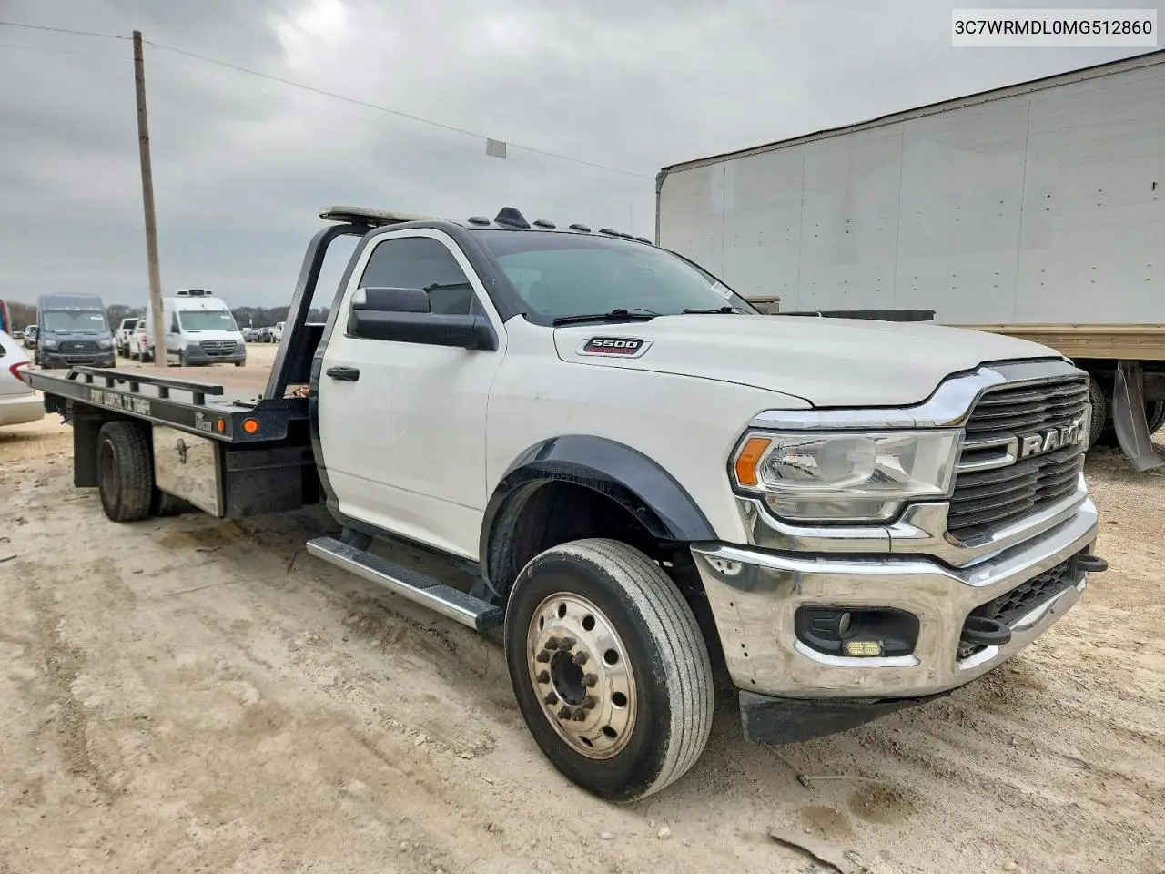 2021 Ram 5500 VIN: 3C7WRMDL0MG512860 Lot: 52272276