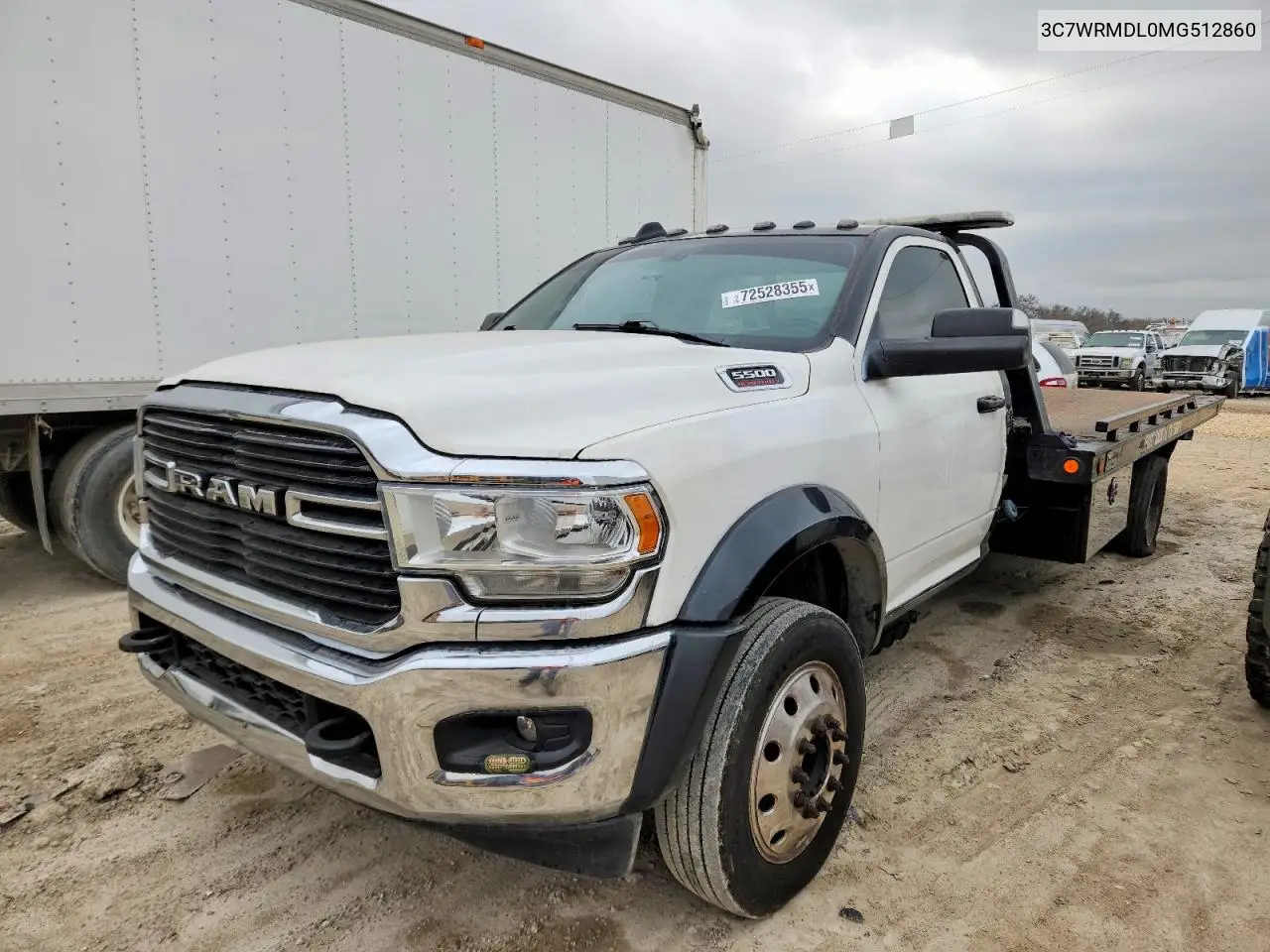 2021 Ram 5500 VIN: 3C7WRMDL0MG512860 Lot: 52272276