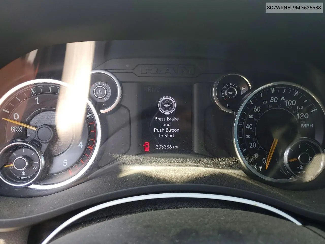 2021 Ram 5500 VIN: 3C7WRNEL9MG535588 Lot: 60128676