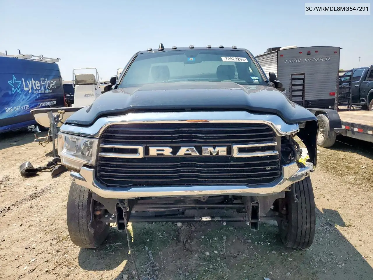 2021 Ram 5500 VIN: 3C7WRMDL8MG547291 Lot: 75629305