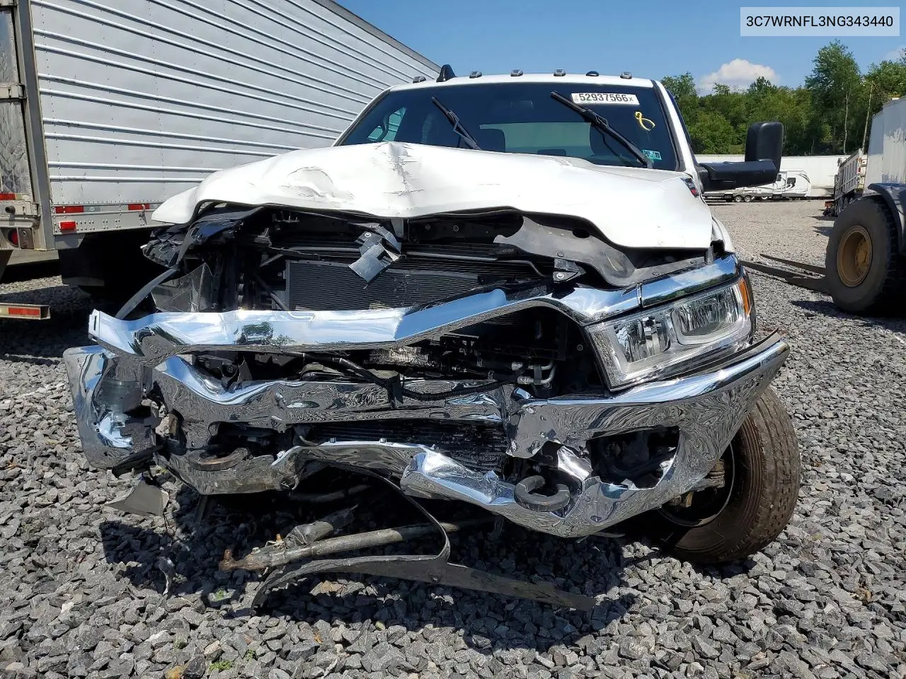 2022 Ram 5500 VIN: 3C7WRNFL3NG343440 Lot: 52937566
