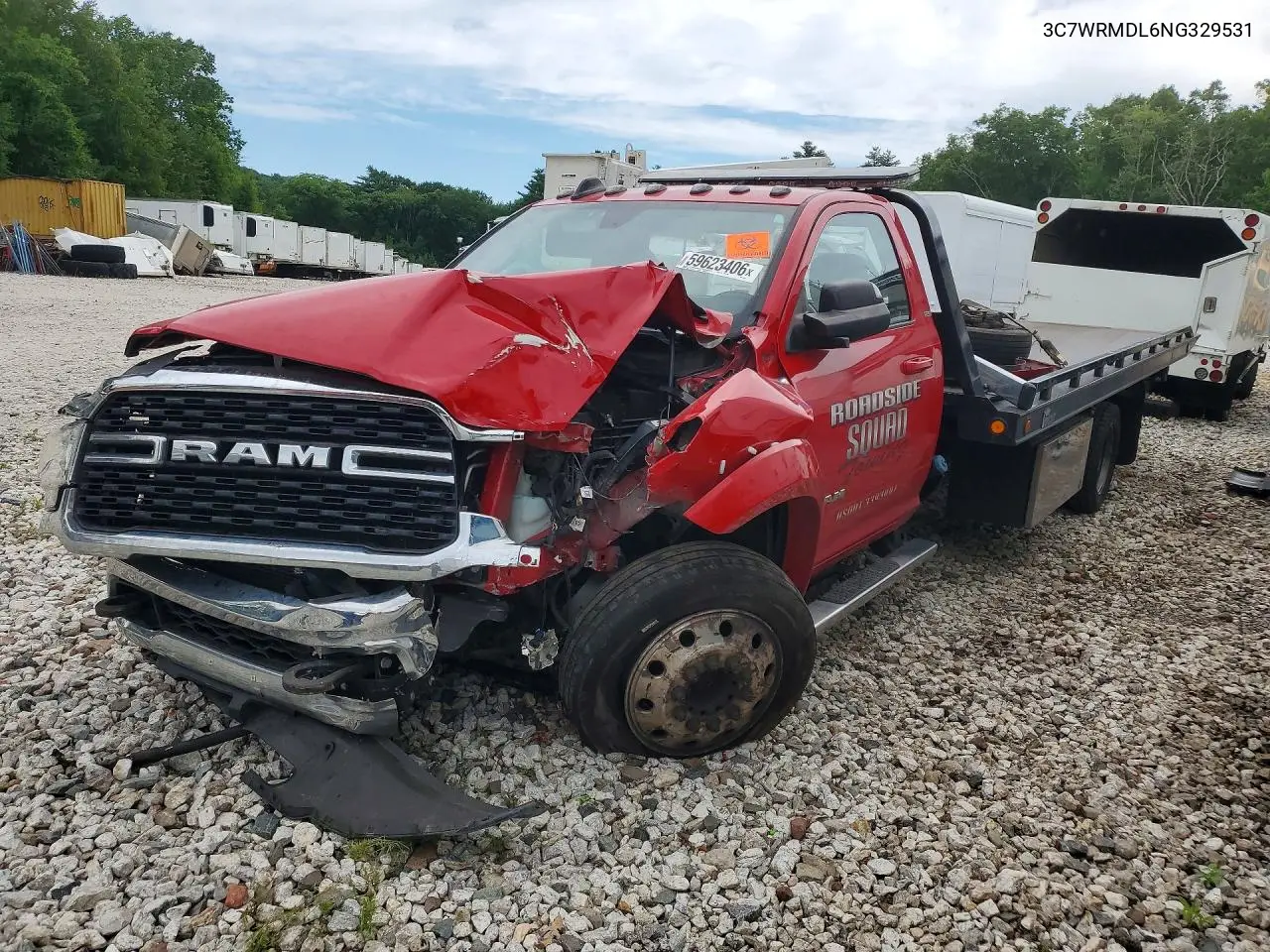 2022 Ram 5500 VIN: 3C7WRMDL6NG329531 Lot: 59623406