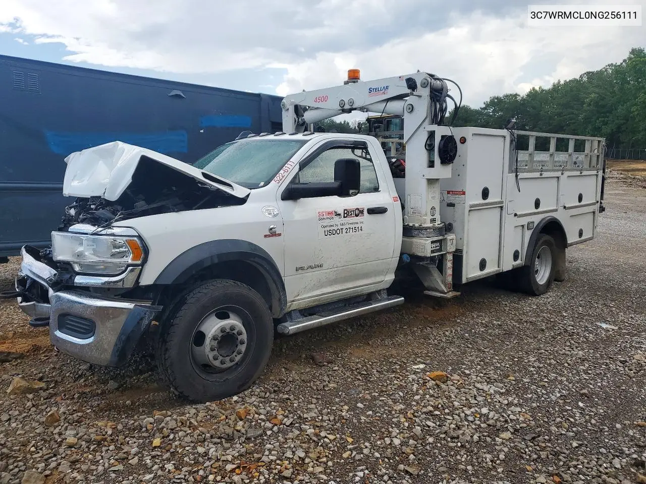 2022 Ram 5500 VIN: 3C7WRMCL0NG256111 Lot: 59671386