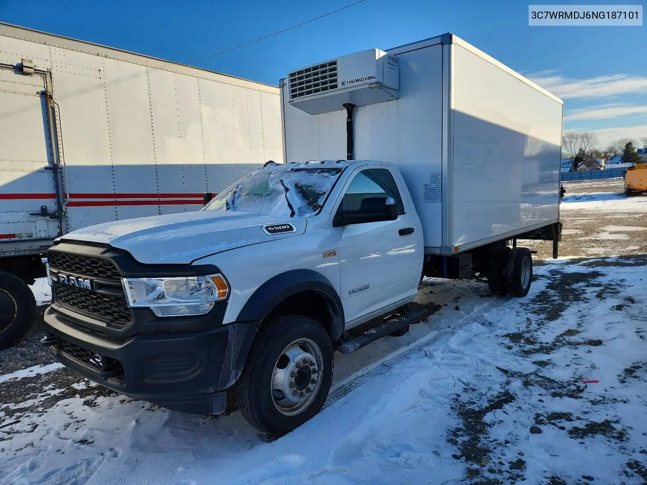 2022 Ram 5500 Refrigerated Box Truck 6.4L V8 VIN: 3C7WRMDJ6NG187101 Lot: 72216035