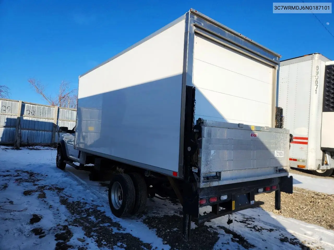2022 Ram 5500 Refrigerated Box Truck 6.4L V8 VIN: 3C7WRMDJ6NG187101 Lot: 72216035