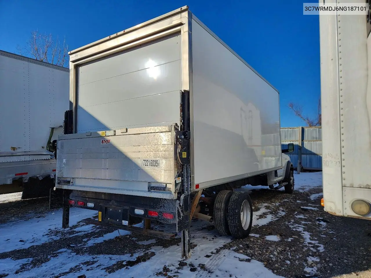 2022 Ram 5500 Refrigerated Box Truck 6.4L V8 VIN: 3C7WRMDJ6NG187101 Lot: 72216035