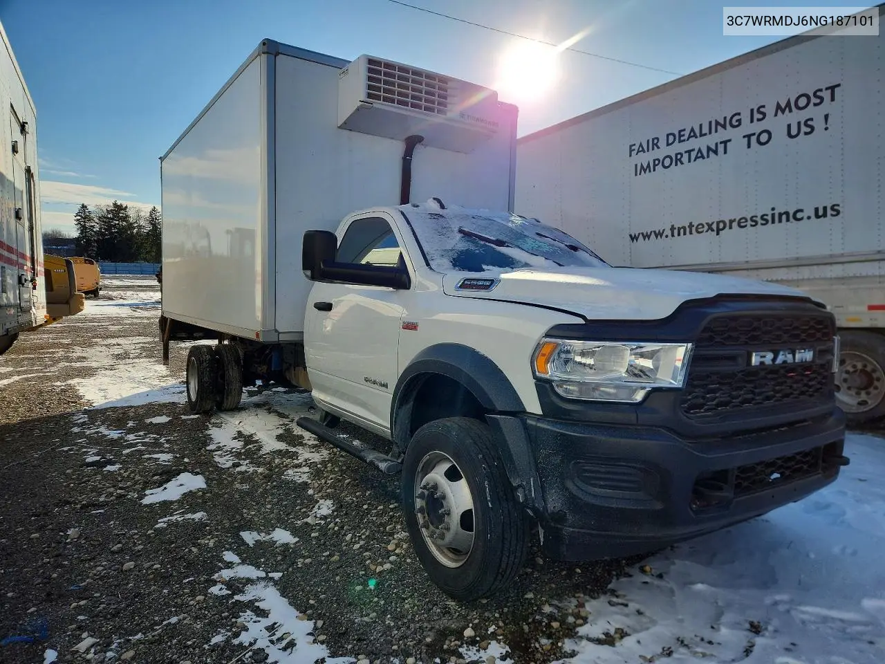 2022 Ram 5500 Refrigerated Box Truck 6.4L V8 VIN: 3C7WRMDJ6NG187101 Lot: 72216035