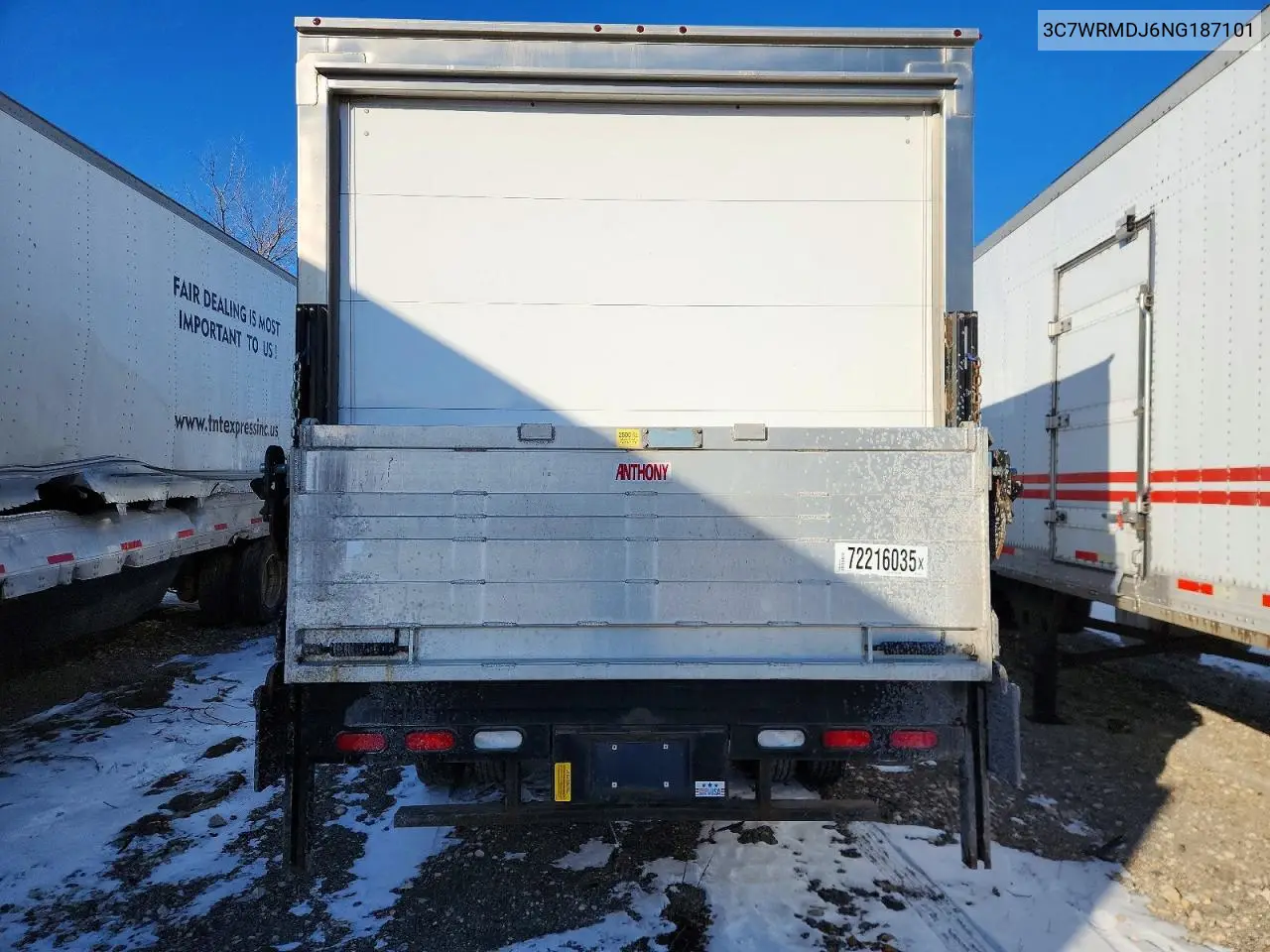 2022 Ram 5500 Refrigerated Box Truck 6.4L V8 VIN: 3C7WRMDJ6NG187101 Lot: 72216035