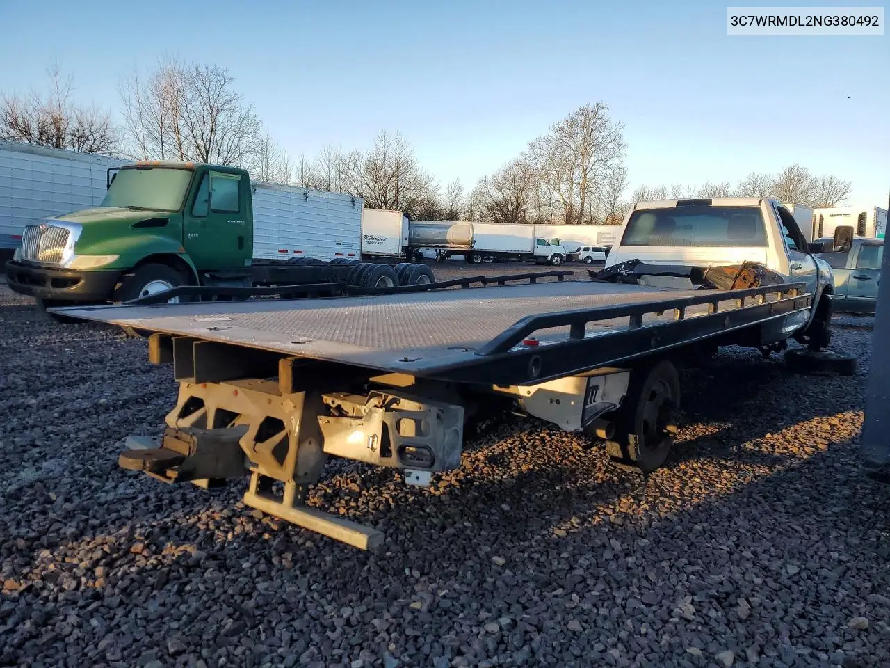2022 Ram 5500 VIN: 3C7WRMDL2NG380492 Lot: 78507495