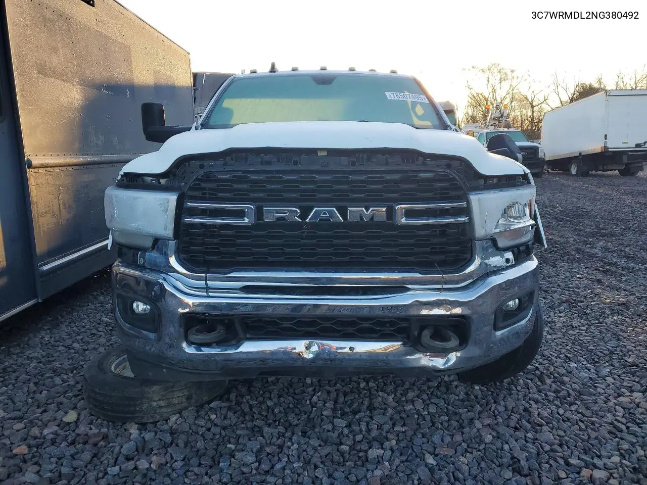 2022 Ram 5500 VIN: 3C7WRMDL2NG380492 Lot: 78507495