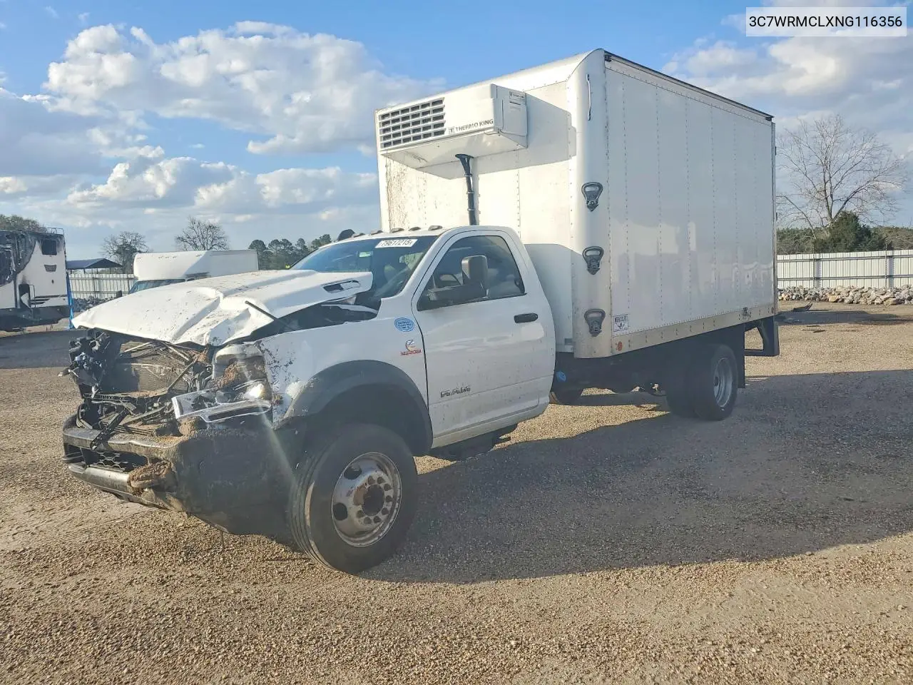 2022 Ram 5500 Refrigerated Box Truck VIN: 3C7WRMCL2NG133023 Lot: 79617215