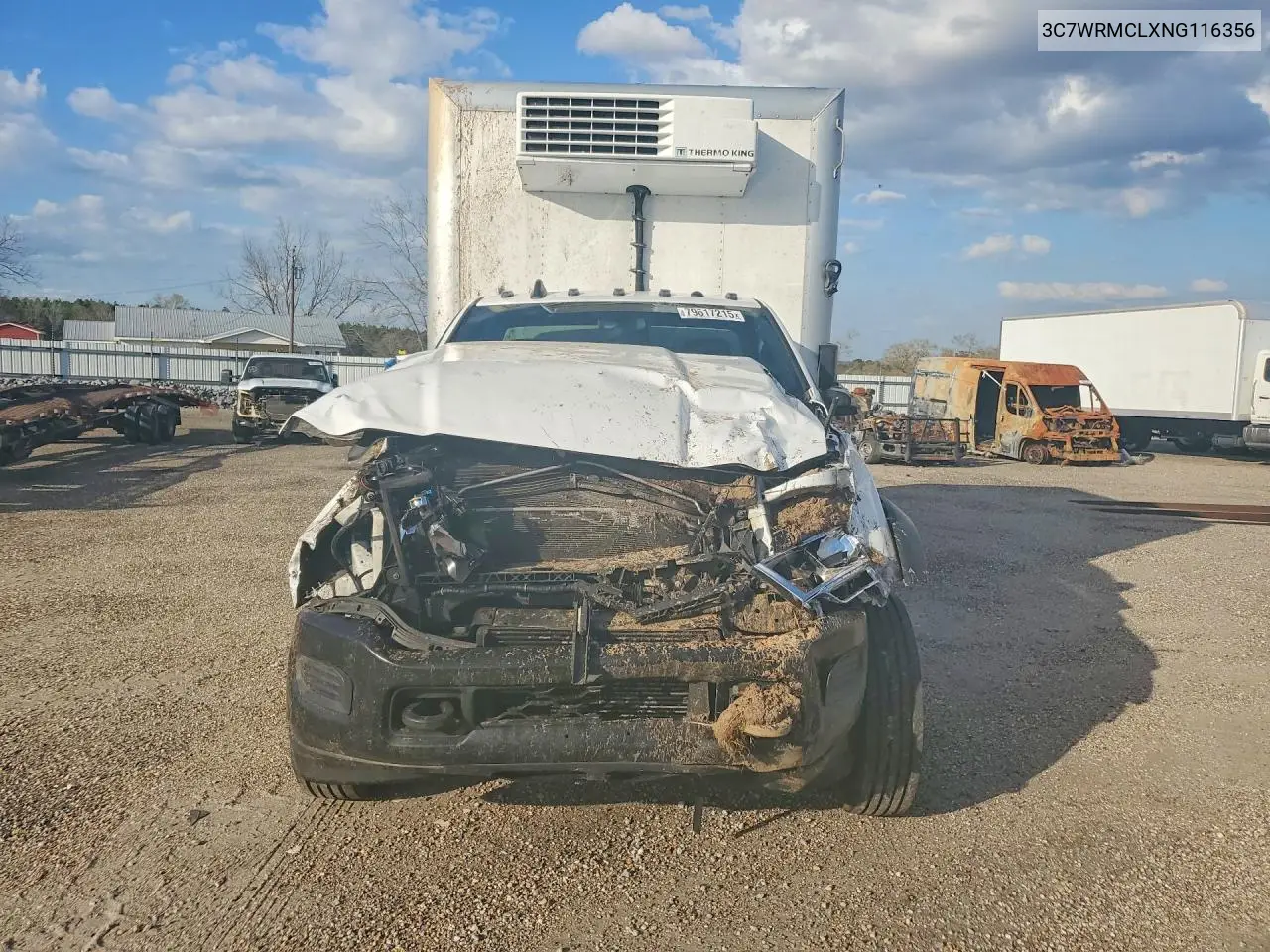 2022 Ram 5500 Refrigerated Box Truck VIN: 3C7WRMCL2NG133023 Lot: 79617215