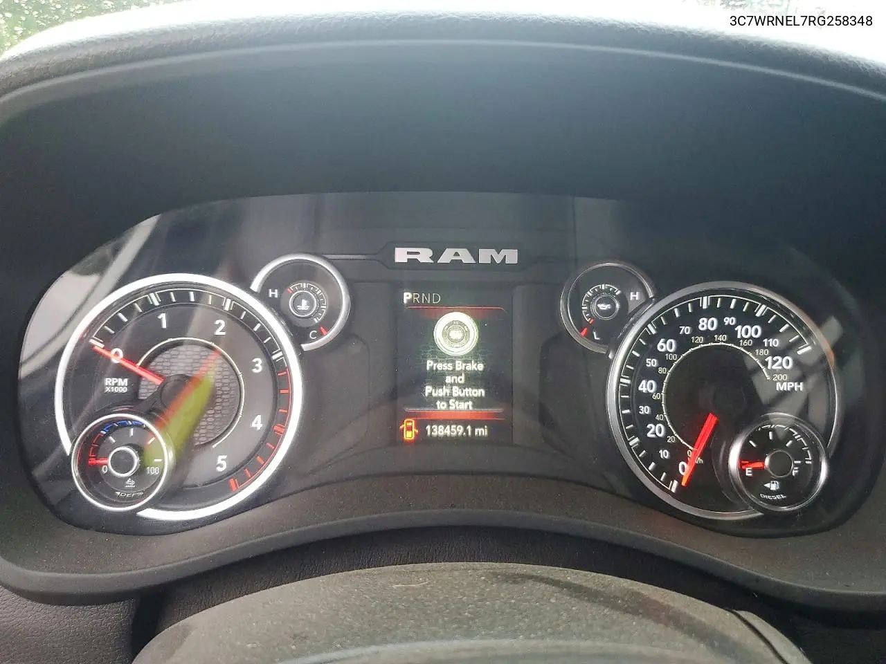 2024 Ram 5500 VIN: 3C7WRNEL7RG258348 Lot: 55305006