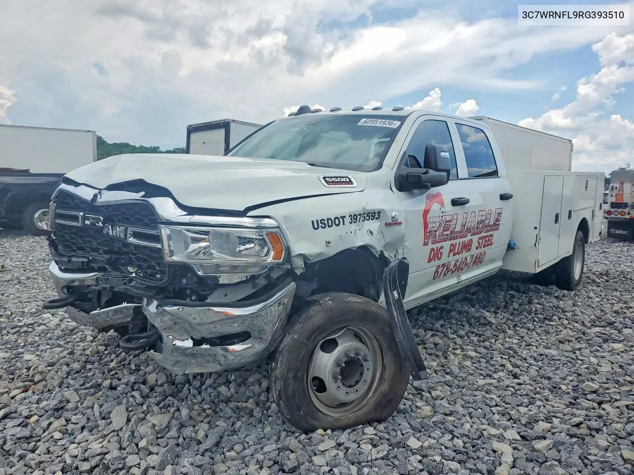 2024 Ram 5500 VIN: 3C7WRNFL9RG393510 Lot: 60951936