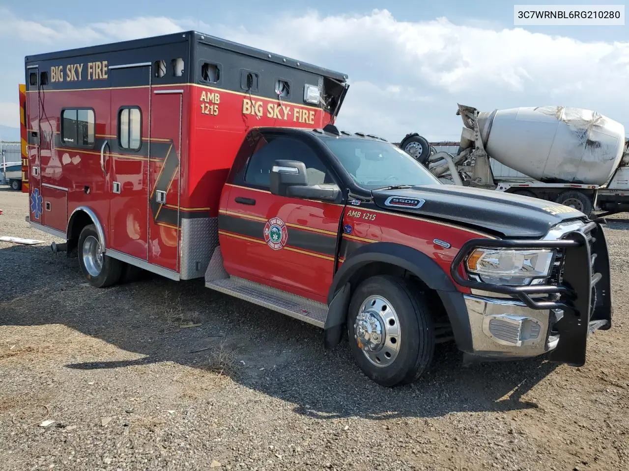 2024 Ram 5500 VIN: 3C7WRNBL6RG210280 Lot: 61174065