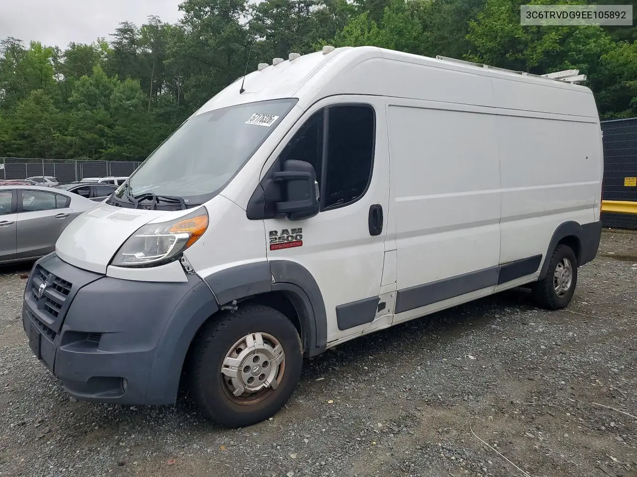 2014 Ram Promaster 2500 2500 High VIN: 3C6TRVDG9EE105892 Lot: 57176326