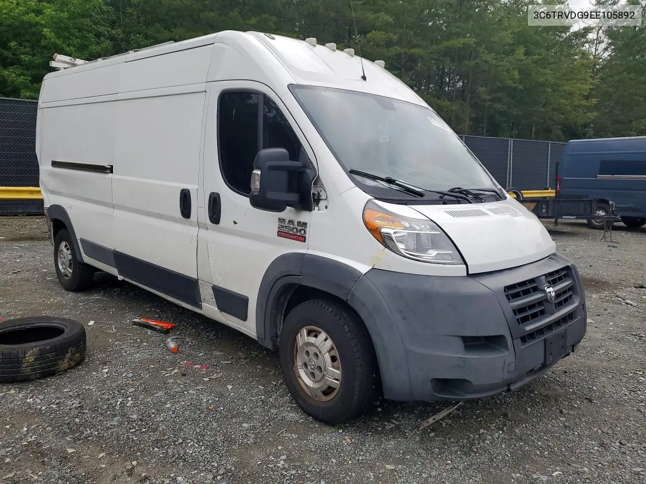 2014 Ram Promaster 2500 2500 High VIN: 3C6TRVDG9EE105892 Lot: 57176326