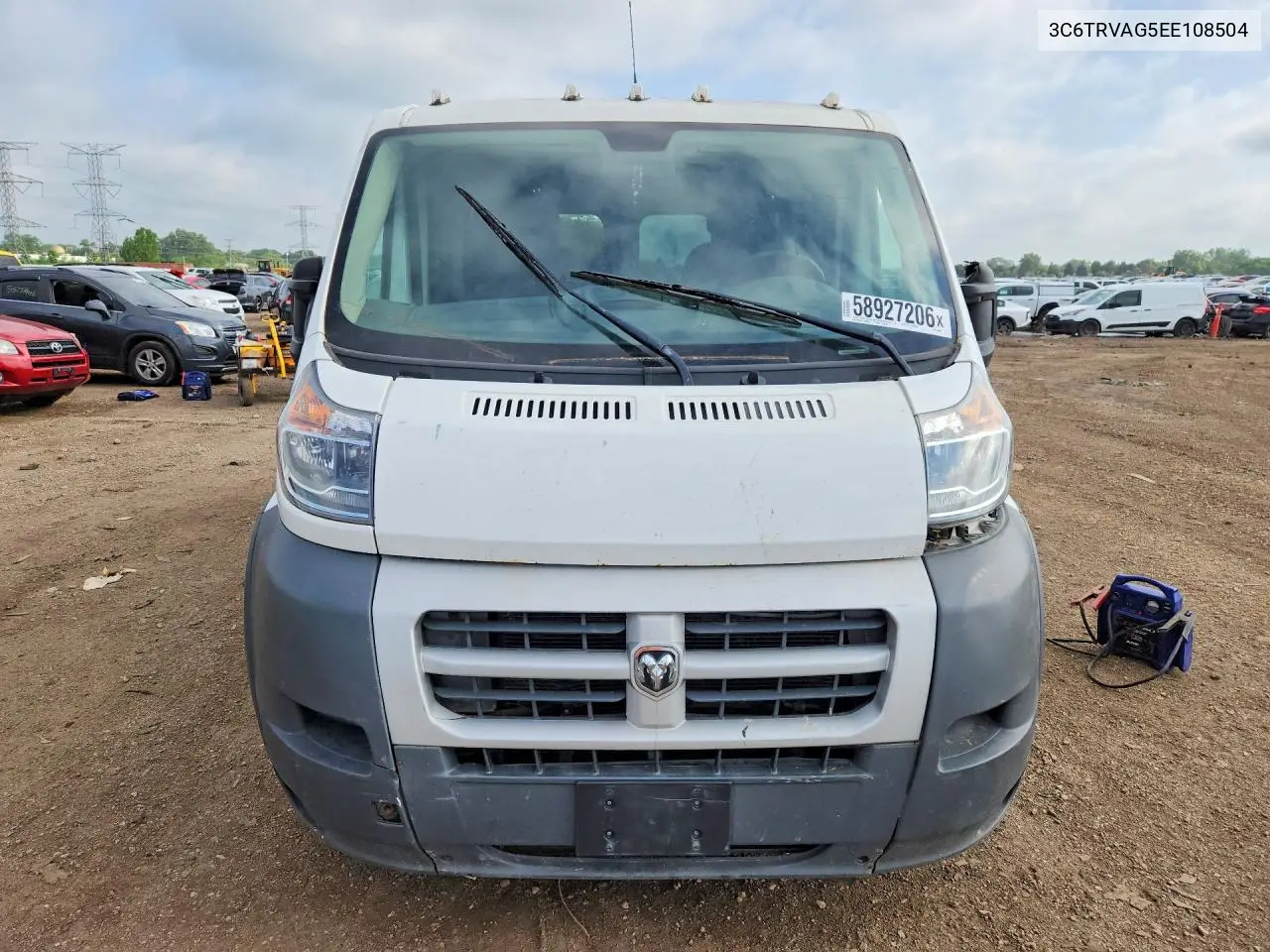 2014 Ram Promaster 1500 Delivery Van VIN: 3C6TRVAG5EE108504 Lot: 58927206