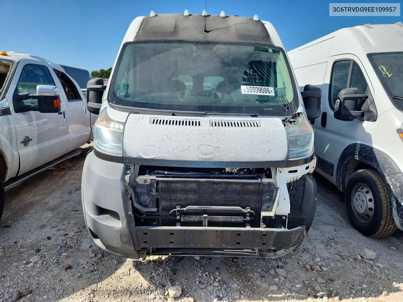 2014 Ram Promaster 2500 2500 High VIN: 3C6TRVDG9EE109957 Lot: 59809086