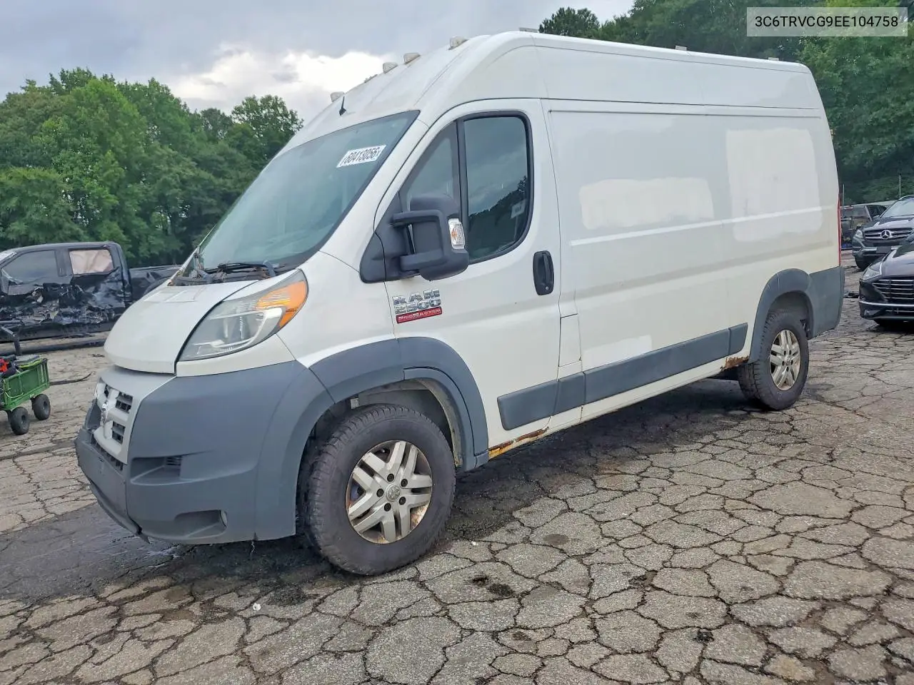 2014 Ram Promaster 2500 2500 High VIN: 3C6TRVCG9EE104758 Lot: 60413056