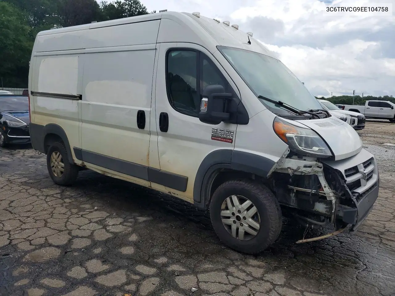 2014 Ram Promaster 2500 2500 High VIN: 3C6TRVCG9EE104758 Lot: 60413056