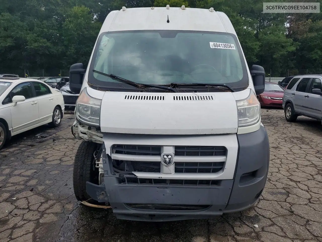 2014 Ram Promaster 2500 2500 High VIN: 3C6TRVCG9EE104758 Lot: 60413056