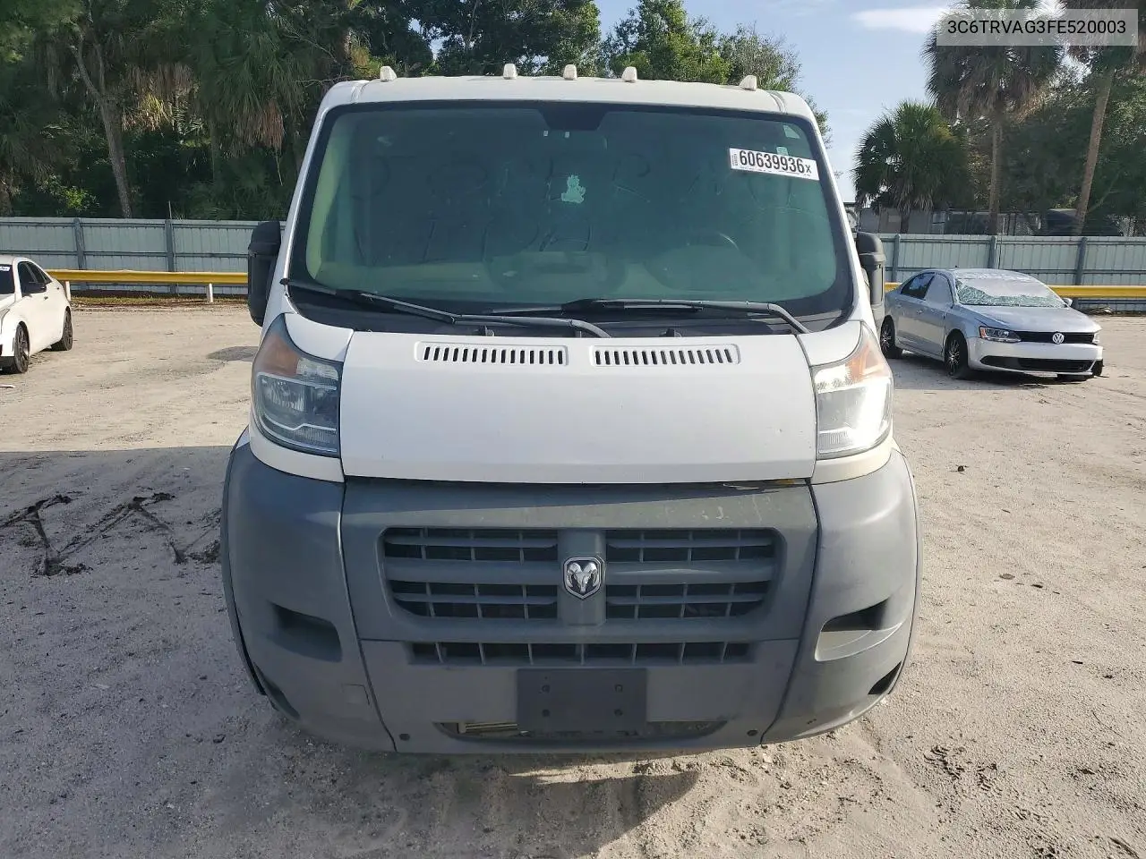 2015 Ram Promaster 1500 1500 Standard VIN: 3C6TRVAG3FE520003 Lot: 60639936