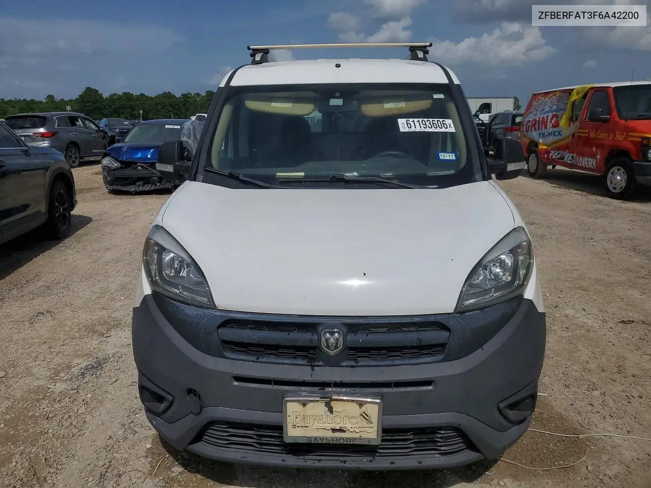 2015 Ram Promaster City VIN: ZFBERFAT3F6A42200 Lot: 61193606