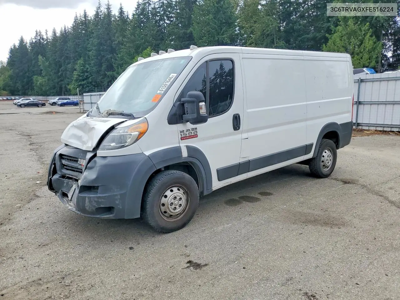 2015 Ram Promaster 1500 1500 Standard VIN: 3C6TRVAGXFE516224 Lot: 61591646