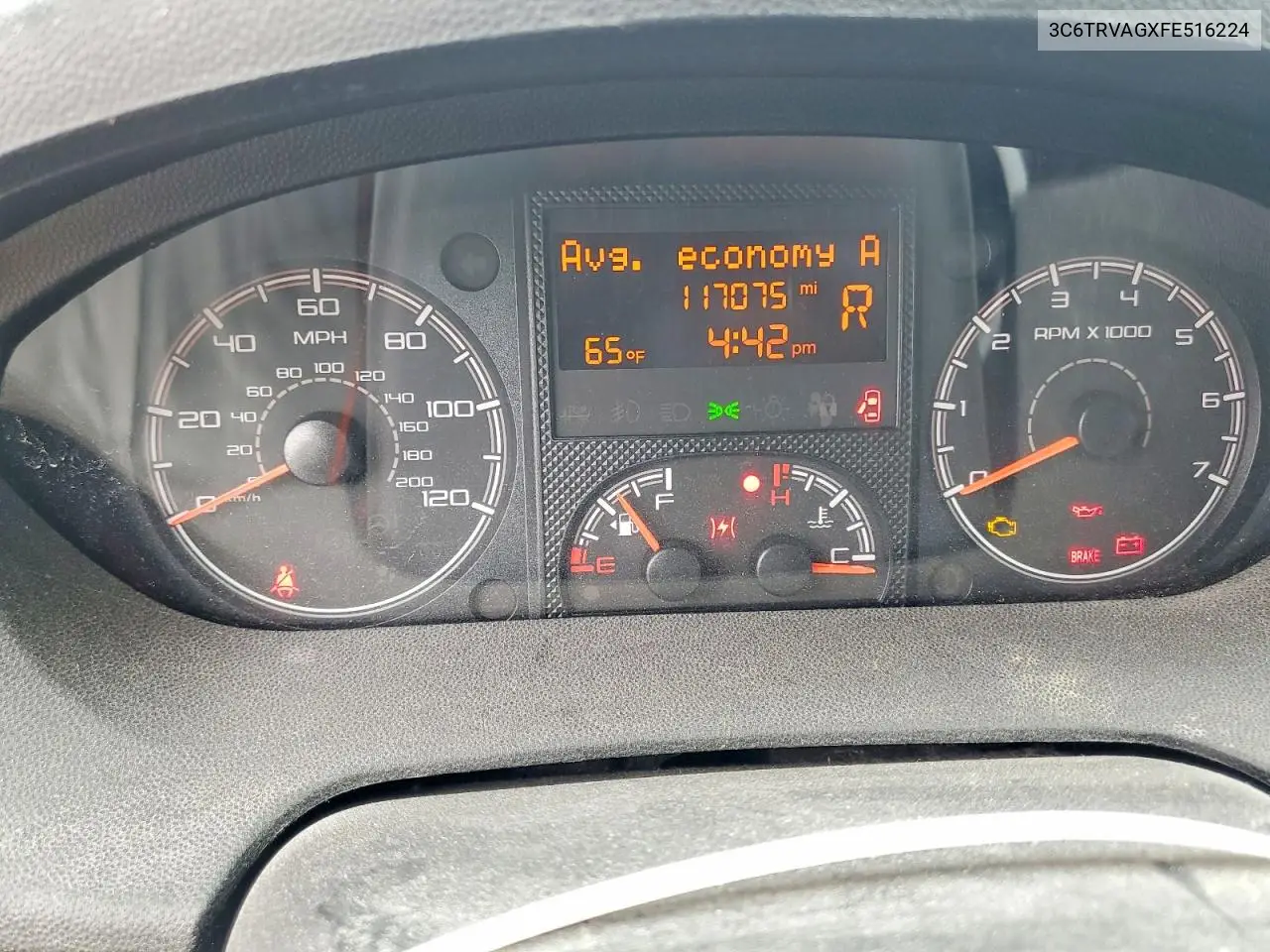 2015 Ram Promaster 1500 1500 Standard VIN: 3C6TRVAGXFE516224 Lot: 61591646