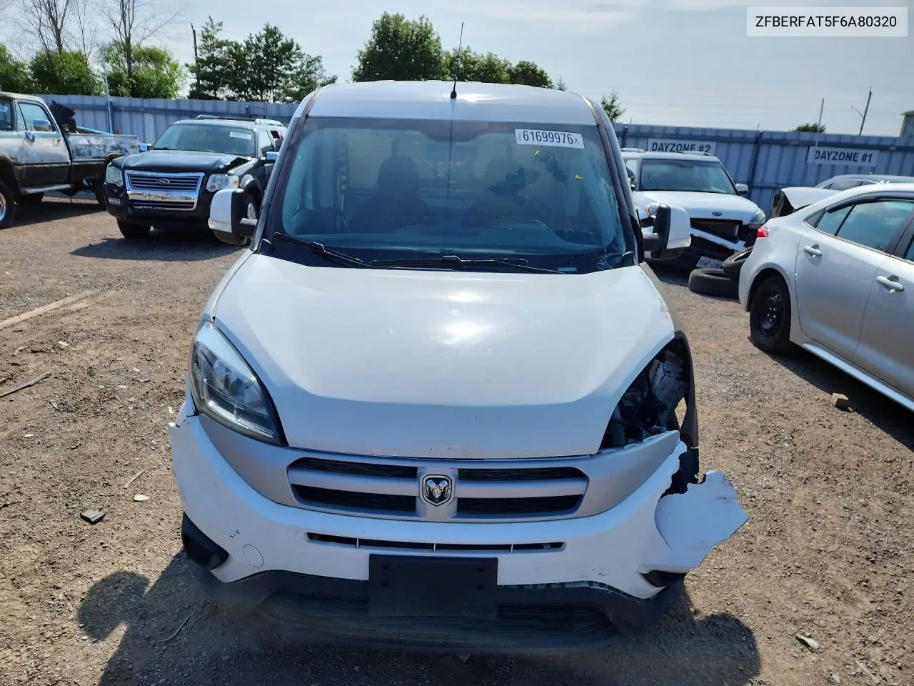 2015 Ram Promaster City VIN: ZFBERFAT5F6A80320 Lot: 61699976