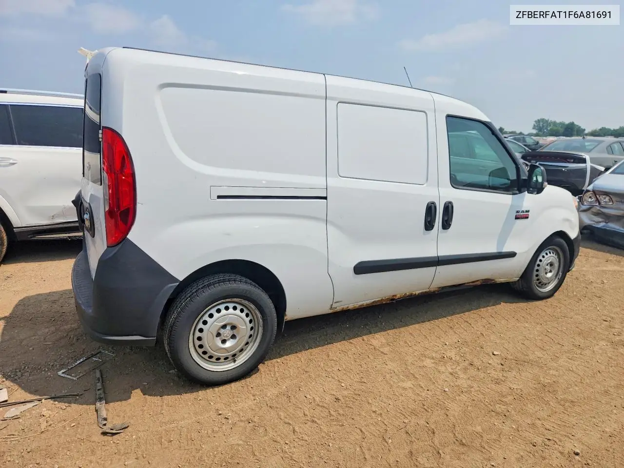2015 Ram Promaster City VIN: ZFBERFAT1F6A81691 Lot: 61707326