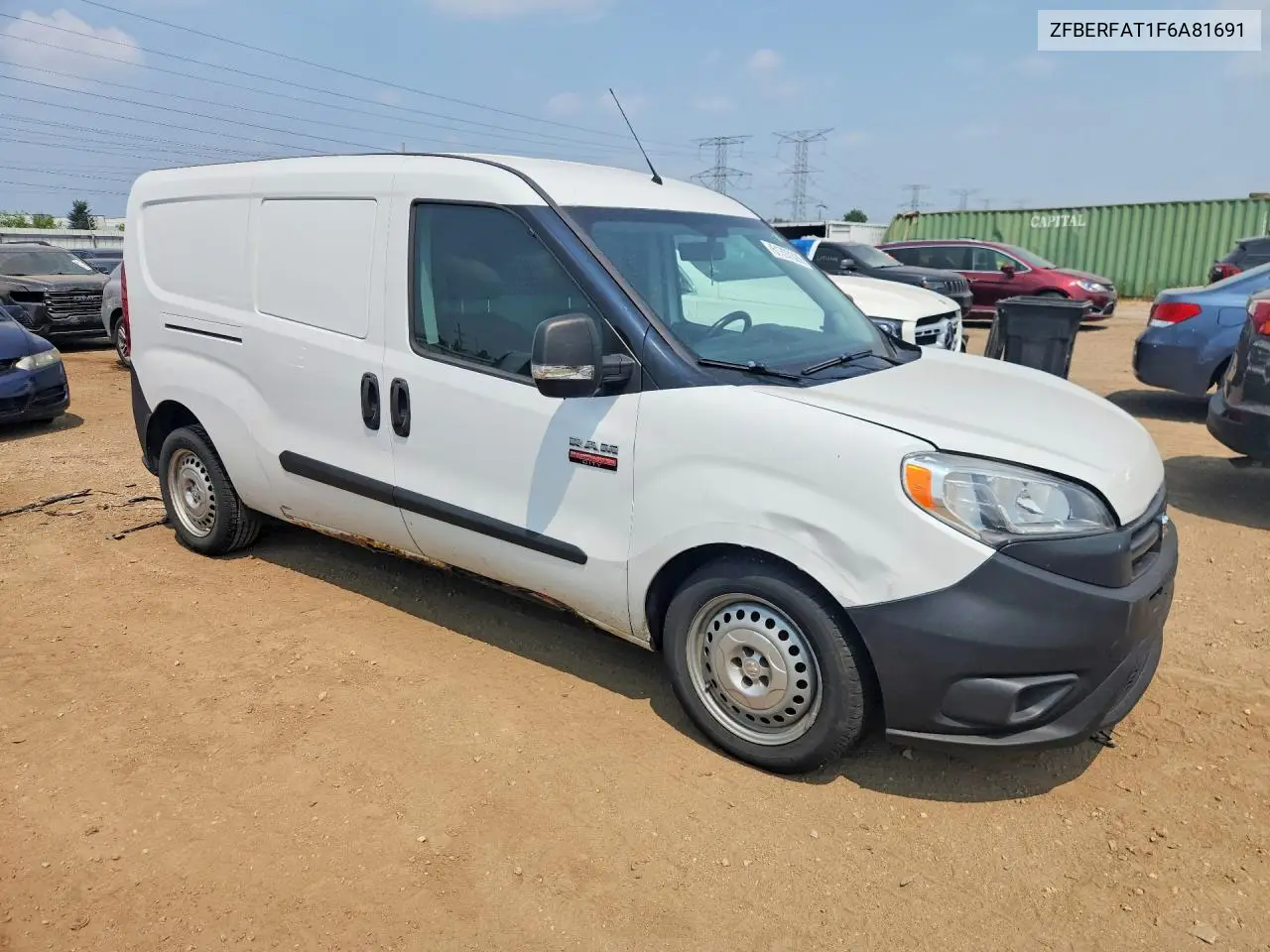 2015 Ram Promaster City VIN: ZFBERFAT1F6A81691 Lot: 61707326