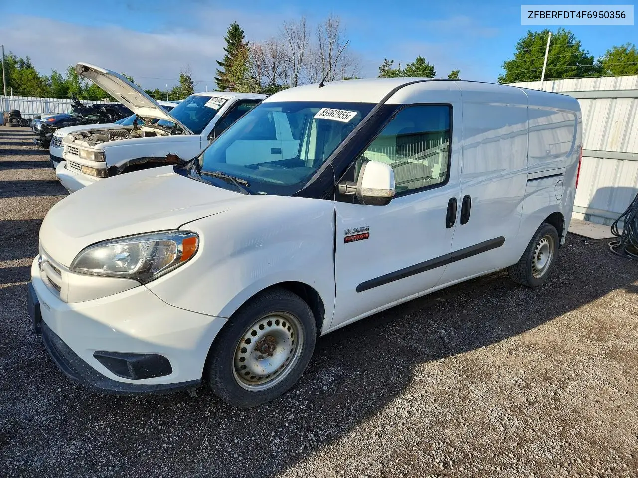 2015 Ram Promaster City Tradesman Slt VIN: ZFBERFDT4F6950356 Lot: 85962955