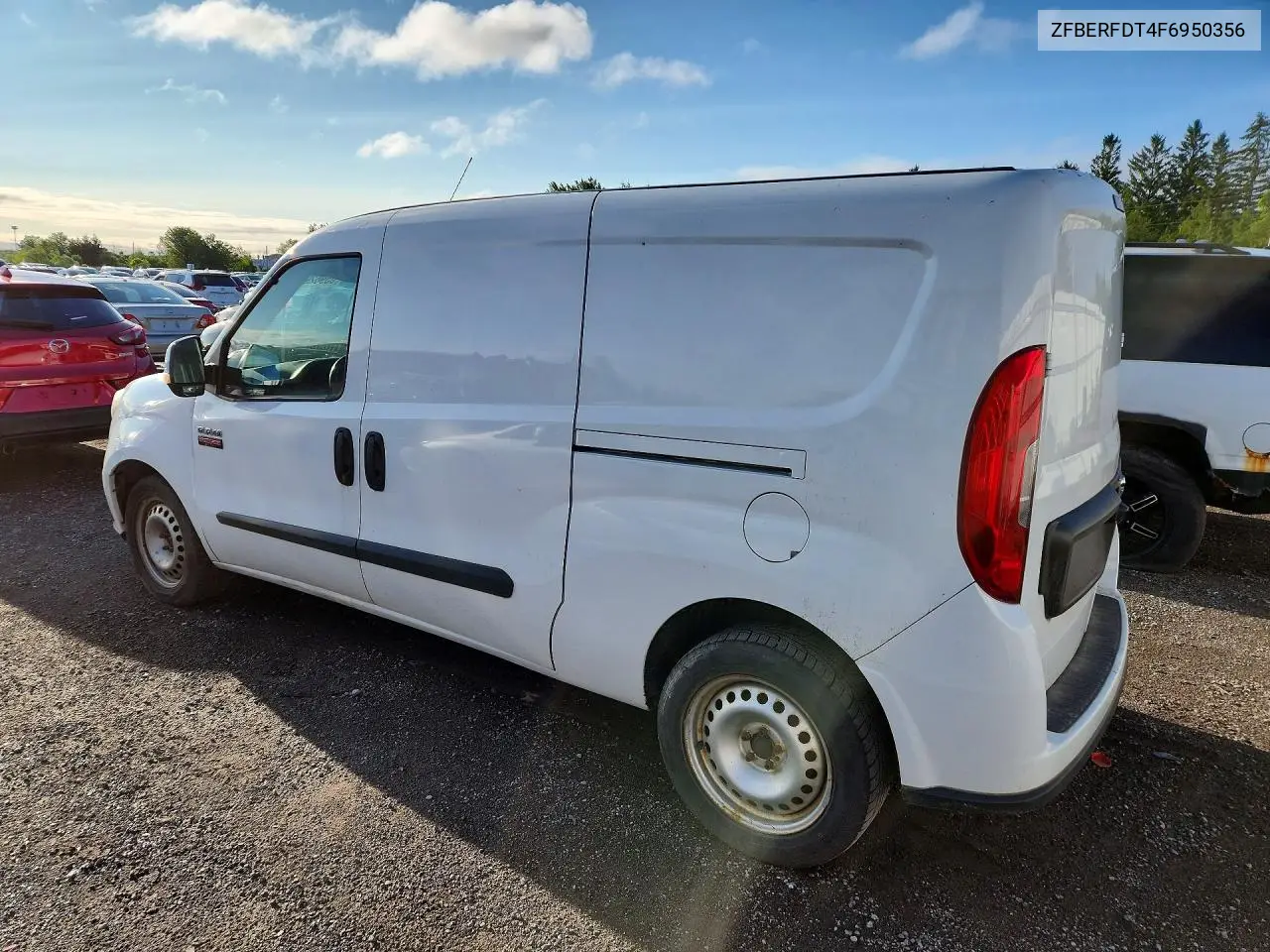 2015 Ram Promaster City Tradesman Slt VIN: ZFBERFDT4F6950356 Lot: 85962955