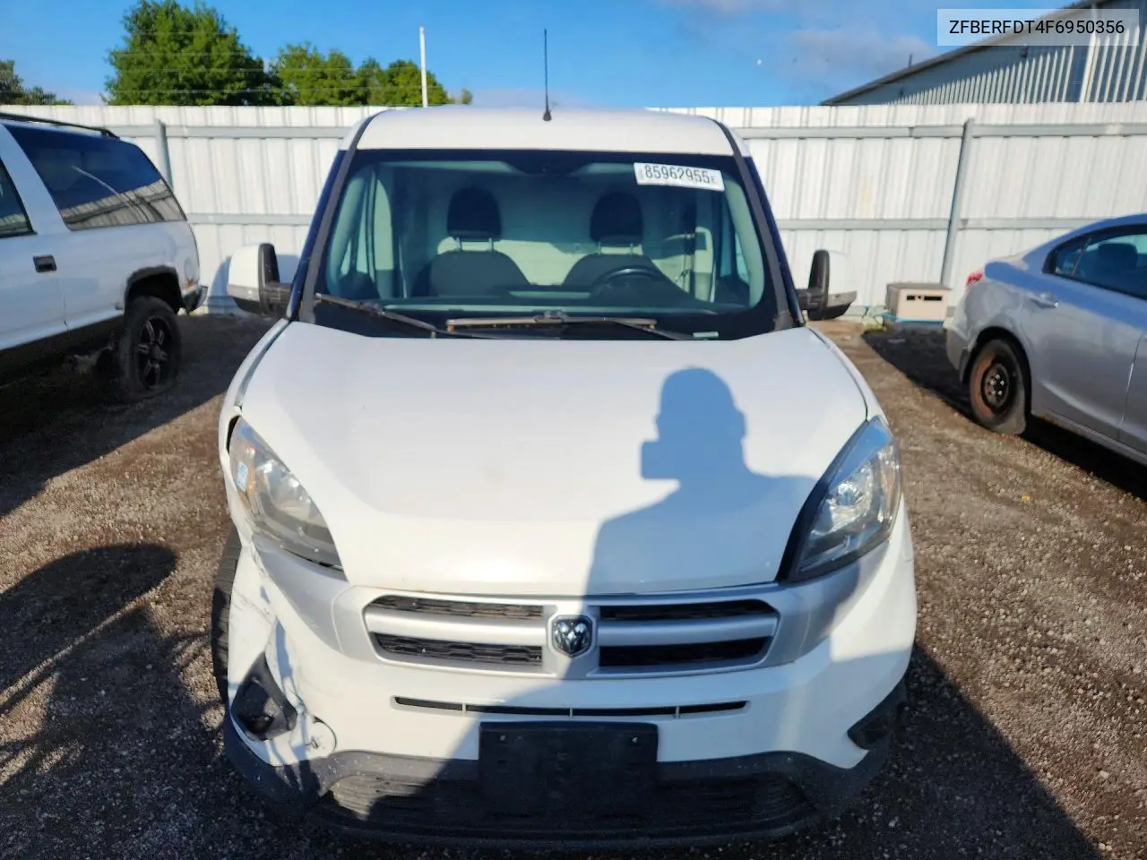 2015 Ram Promaster City Tradesman Slt VIN: ZFBERFDT4F6950356 Lot: 85962955