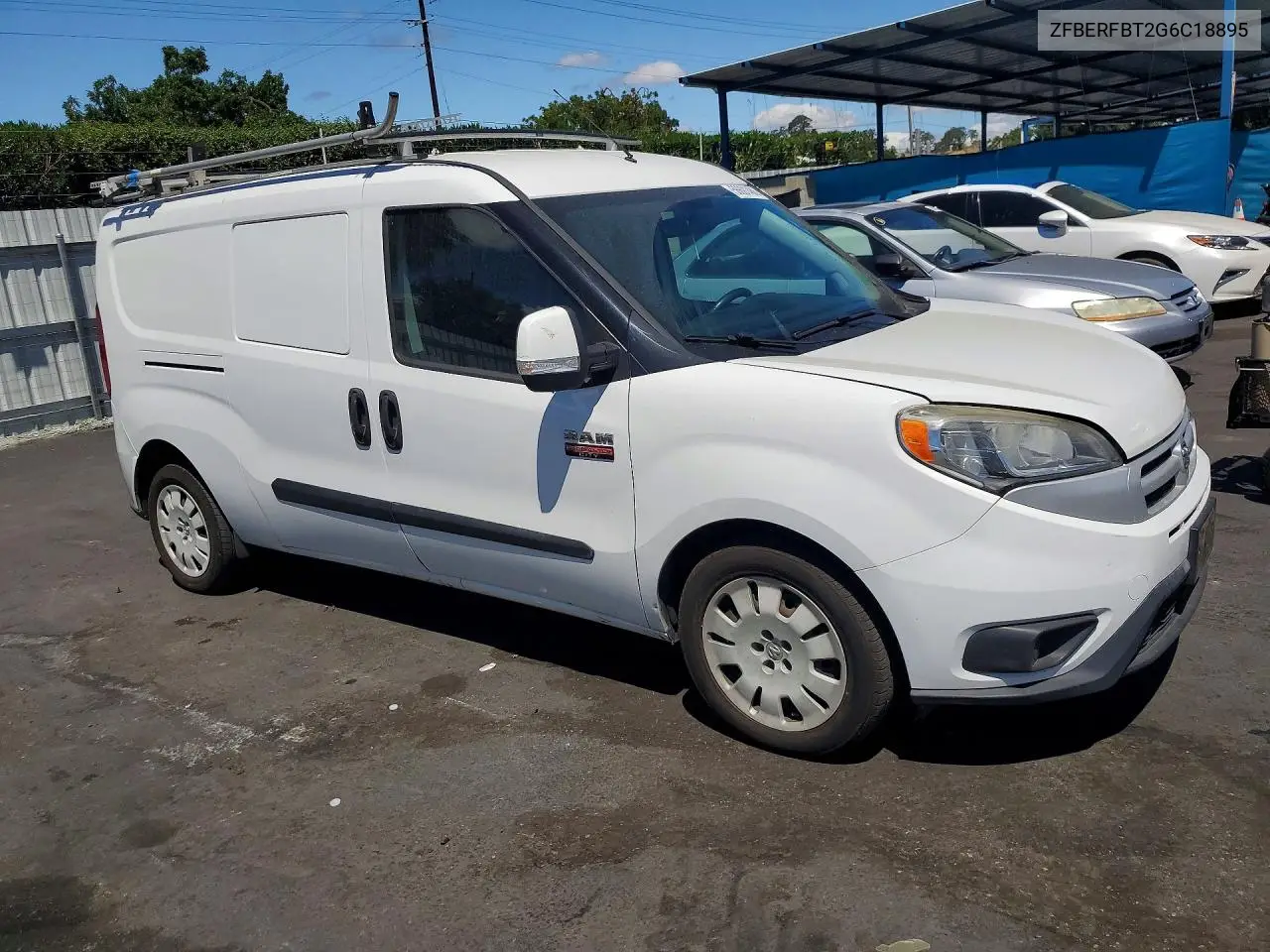 2016 Ram Promaster City Slt VIN: ZFBERFBT2G6C18895 Lot: 56691486