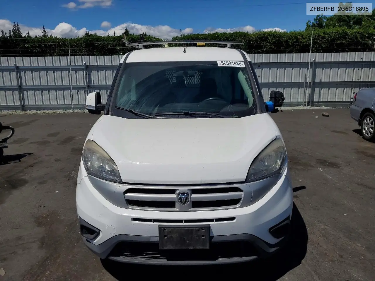 2016 Ram Promaster City Slt VIN: ZFBERFBT2G6C18895 Lot: 56691486